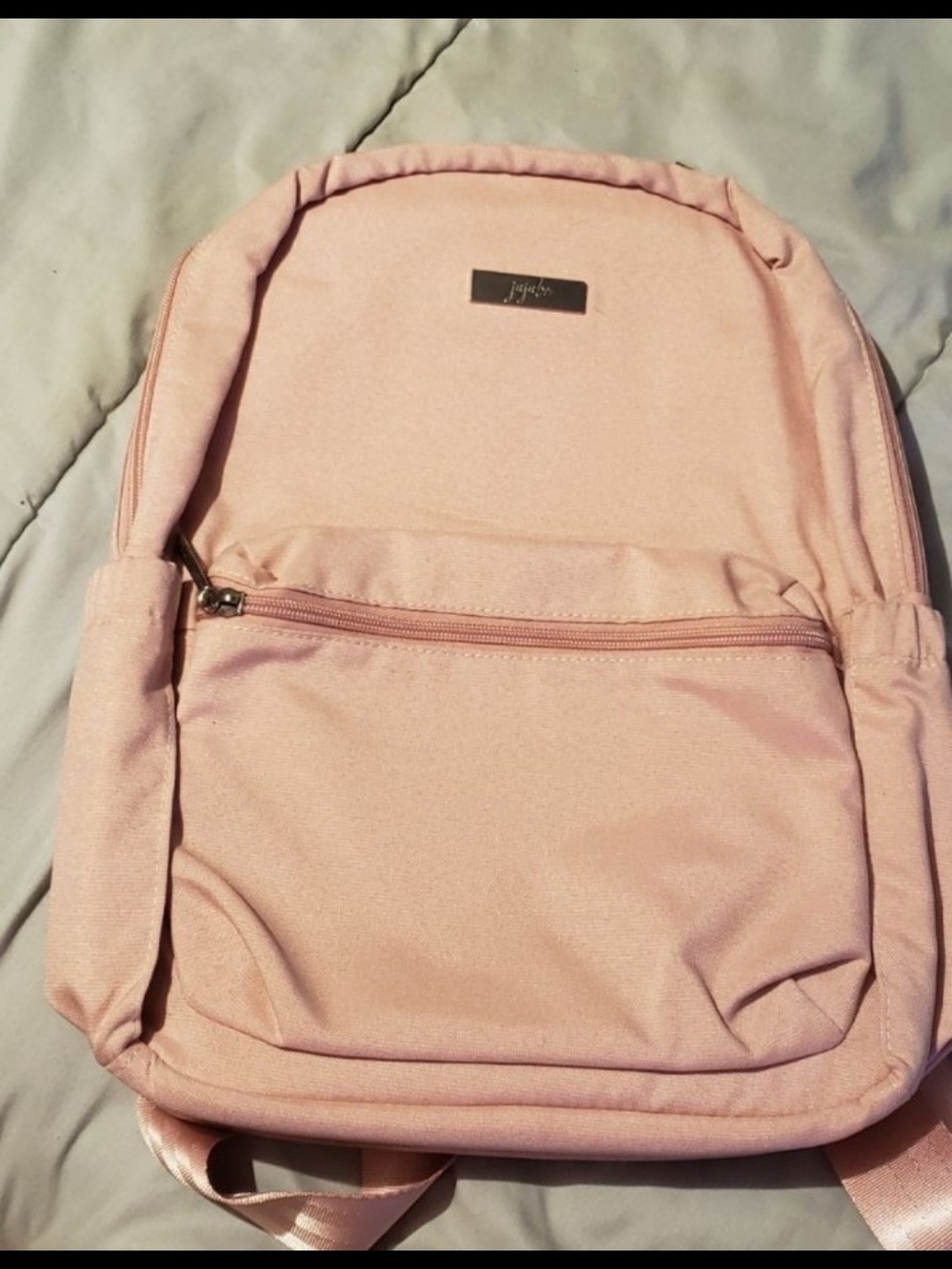 Ju-Ju-Be Light Pink Backpack Slim Everyday Pack ( Ooak Prototype)